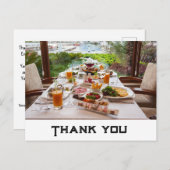 Bedanken aan hotel briefkaart (Voorkant / Achterkant)