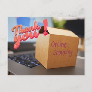 Bedanken voor onlinePostcard Briefkaart