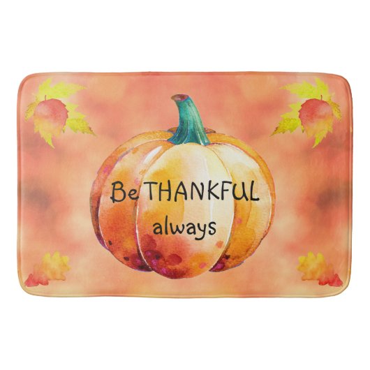 BEDANKFUL Kute Herfst Bath Drugs Personalized Badmat (Voorkant)