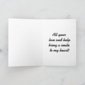 bedankhond bedankkaart (Binnen)