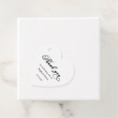 Bedankings Huwelijk Favoriet Hart Label (In situ)