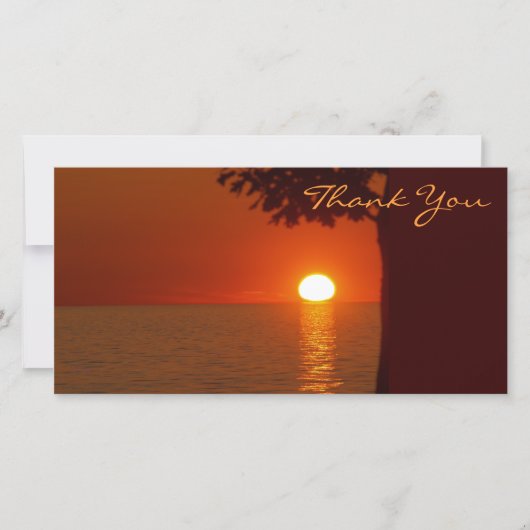 Bedankingsfotokaart Bedankkaart (Voorkant)