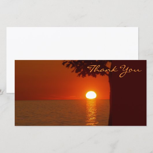 Bedankingsfotokaart Bedankkaart (Voorkant / Achterkant)