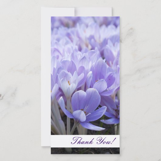 Bedankingsfotokaart Bedankkaart (Voorkant)