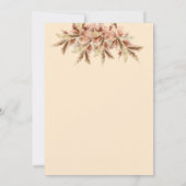 Bedankingskaart Boho bruiloft/geboorte Kaart (Achterkant)