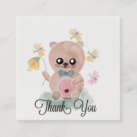 Bedankingskaarten Informatiekaartje (Voorkant)