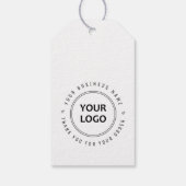 bedankingslogo zakelijk cadeaulabel (Achterkant)