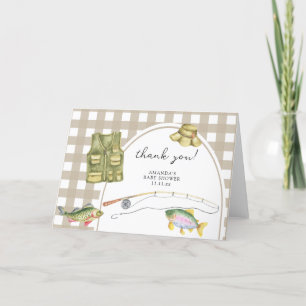 bedankje baby shower vissen bedankkaart