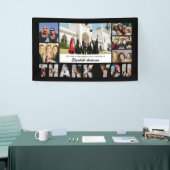 Bedankje Fotocollage Afscheidsfeestje Pensioenpart Spandoek (Beurs)