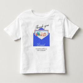 Bedankje Geboorteaankondiging foto Kinder Shirts