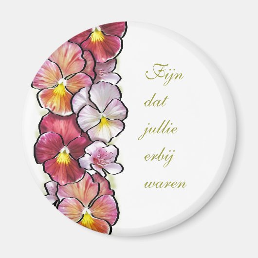 Bedankje magneet (Voorkant)