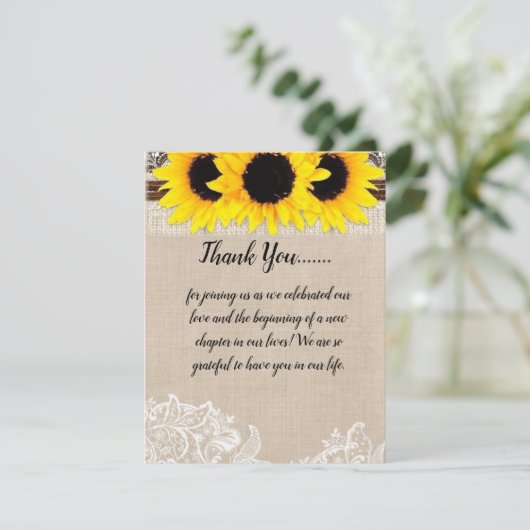 BEDANKKAART (Staand voorkant)