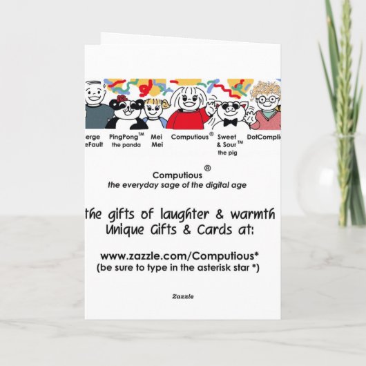 BEDANKKAART (Achterkant)