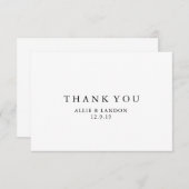 Bedankkaart (Voorkant / Achterkant)