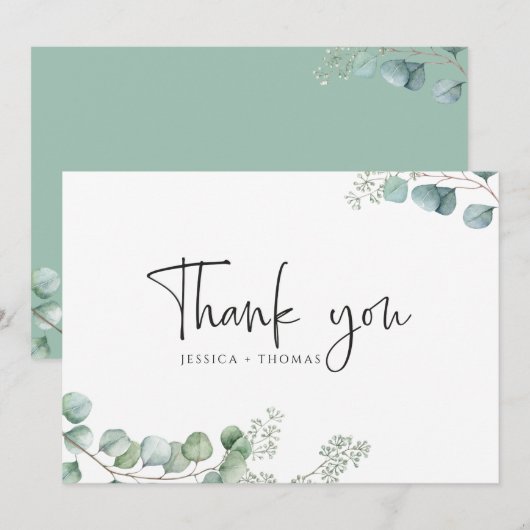 Bedankkaart (Voorkant / Achterkant)