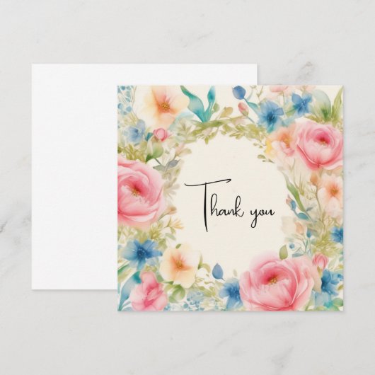 Bedankkaart (Voorkant / Achterkant)