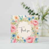 Bedankkaart (Staand voorkant)