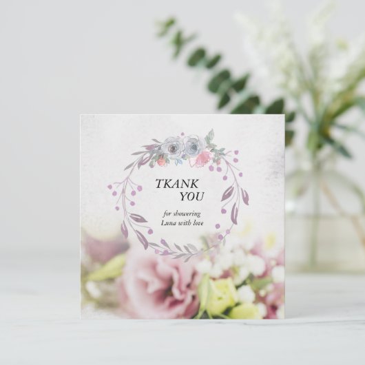 Bedankkaart (Staand voorkant)