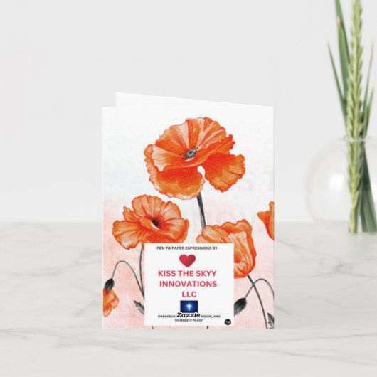 BEDANKKAART 1 KAART (Achterkant)