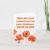 BEDANKKAART 1 KAART (Voorkant)