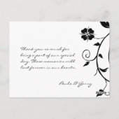 Bedankkaart - Aangepaste bestelling Briefkaart (Achterkant)