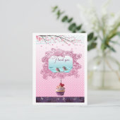 Bedankkaart Briefkaart (Staand voorkant)