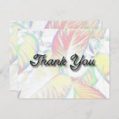 Bedankkaart Briefkaart (Voorkant / Achterkant)