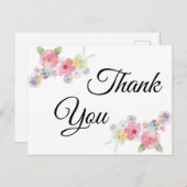 Bedankkaart Briefkaart (Voorkant / Achterkant)