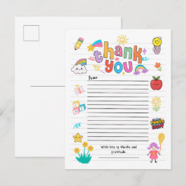 Bedankkaart Briefkaart