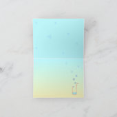 Bedankkaart - Fles/chemie ontwerp (Binnen)
