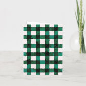 Bedankkaart- Groene en Witte Kaart (Achterkant)