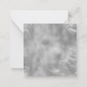 Bedankkaart Huwelijk Aangepaste Foto met Envelop Notitiekaartje (Achterkant)