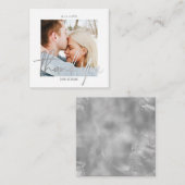 Bedankkaart Huwelijk Aangepaste Foto met Envelop Notitiekaartje (Voorkant / Achterkant)