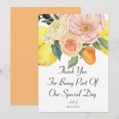 BEDANKKAART KAART (Voorkant / Achterkant)