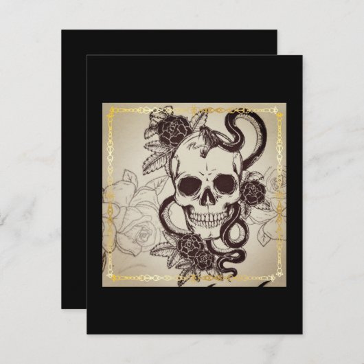 Bedankkaart Kaart (Voorkant / Achterkant)