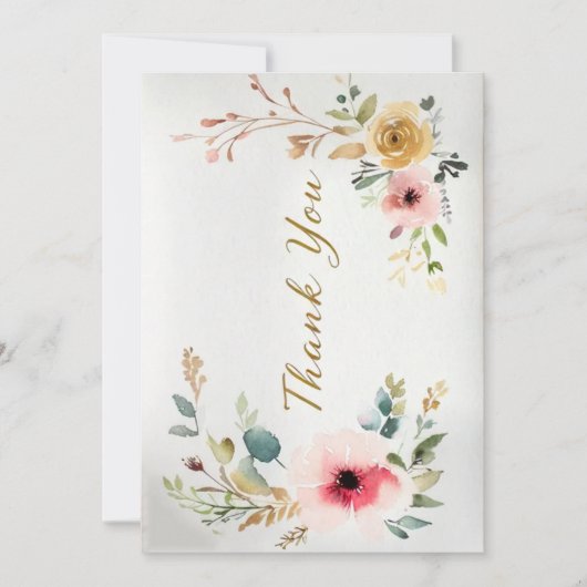 Bedankkaart Kaart (Voorkant)