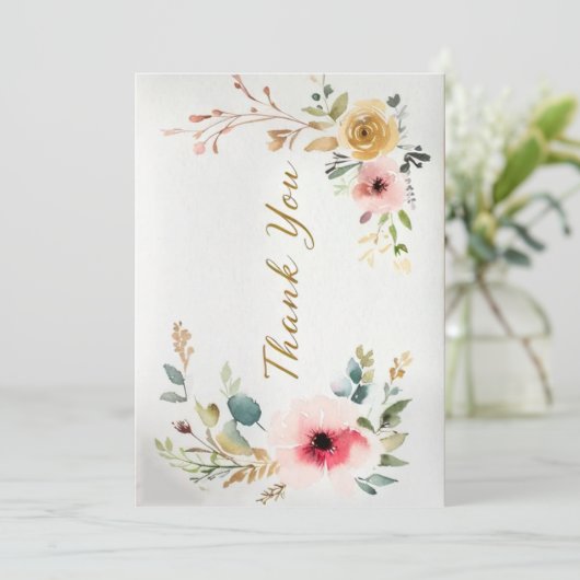 Bedankkaart Kaart (Staand voorkant)