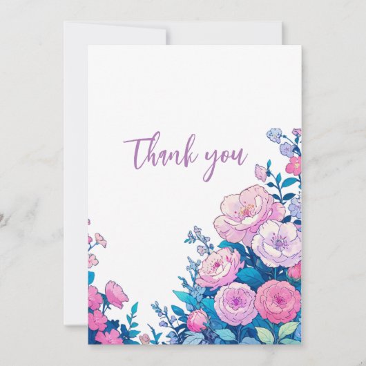 Bedankkaart Kaart (Voorkant)