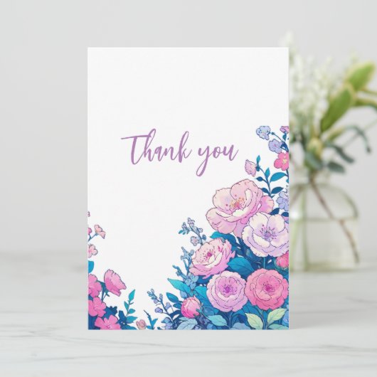 Bedankkaart Kaart (Staand voorkant)