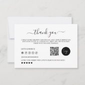 bedankkaart | Kleine Biz Verpakking Invoegen (Voorkant)