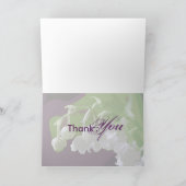 Bedankkaart, lelietje-van-dalen bedankkaart (Binnen)