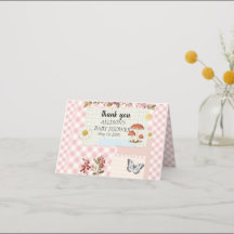 Bedankkaart met bloemaccenten en persoonlijke teks