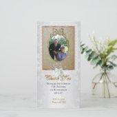 Bedankkaart met foto (Staand voorkant)