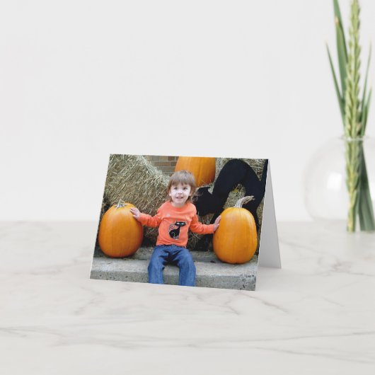 Bedankkaart met foto (Voorkant)