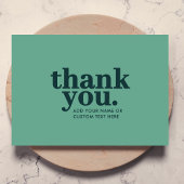 Bedankkaart | Moderne Groene Retro