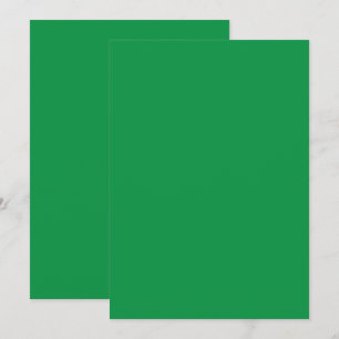 Bedankkaart Plat   Groen Minimaal Elegant