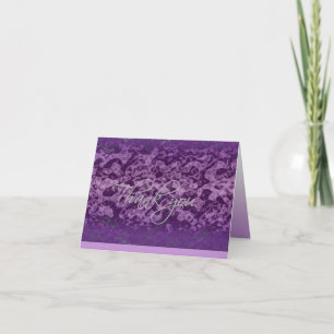 Bedankkaart - Shades of Purple