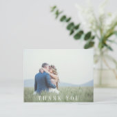 Bedankkaart Uitnodiging Briefkaart (Staand voorkant)