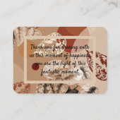 bedankkaart visitekaartje (Voorkant)