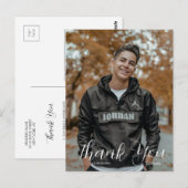 Bedankkaart voor afstuderen briefkaart (Voorkant / Achterkant)